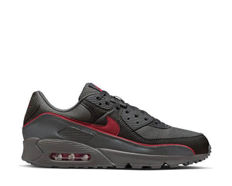 Nike Air Max 90 Premium Iron Grey — sneakers cuir gris acier visible Air Max homme | noirfonce.eu