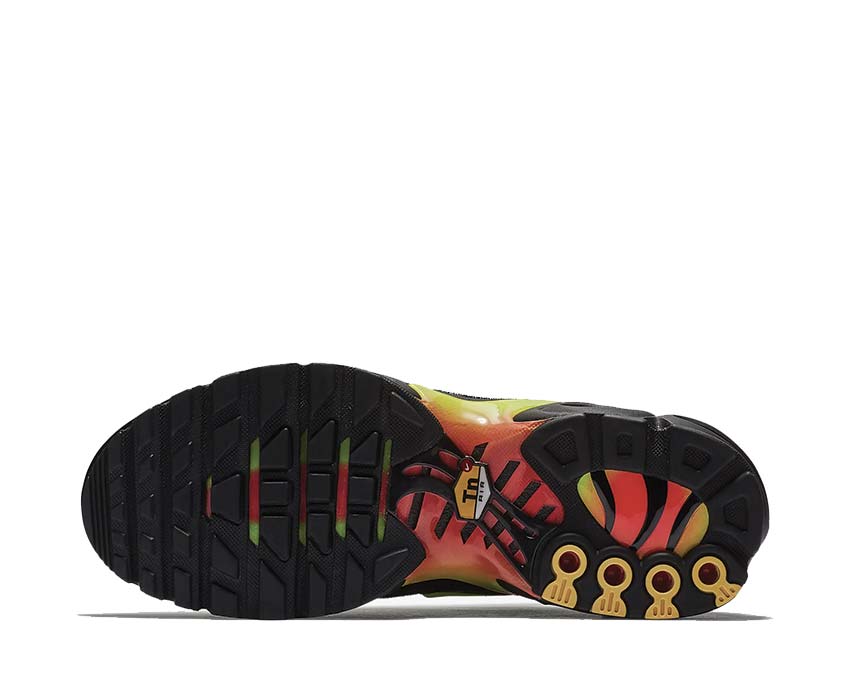 Nike air max plus black volt solar red deals