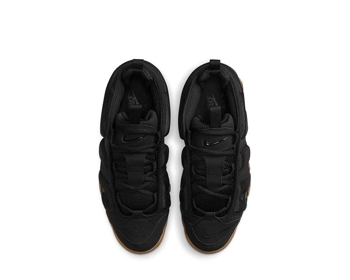 Nike Air More Uptempo Low Black / Black-Gum Med Brown FZ3055-003
