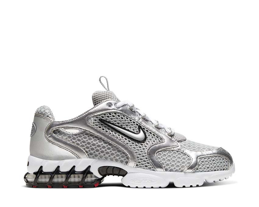  Nike Air Zoom Spiridon Cage 2 LT Smoke Grey / Metallic Silver CJ1288-001