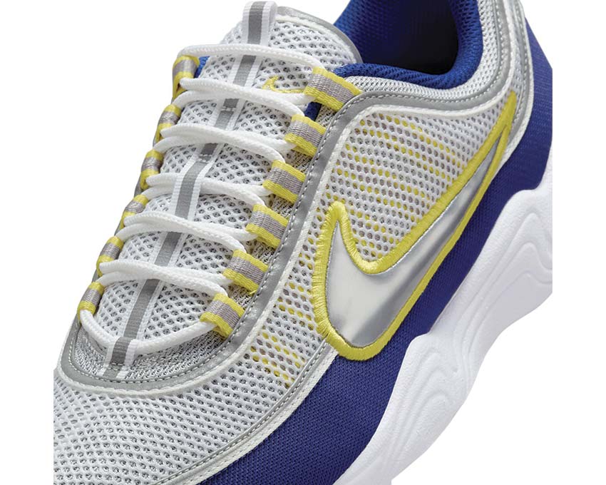  Nike Air Zoom Spiridon SP White / Metallic Silver - Deep Royal Blue HF9117-101
