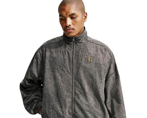 Nike Club Rules Full Zip Jacket Aop College Grey — chaqueta streetwear hombre AOP gris
