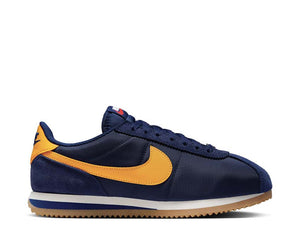 Nike Cortez Textile Navy Gold Blue DZ2795-403 — sneaker uomo tessile vintage disponibile su noirfonce.eu in Italia