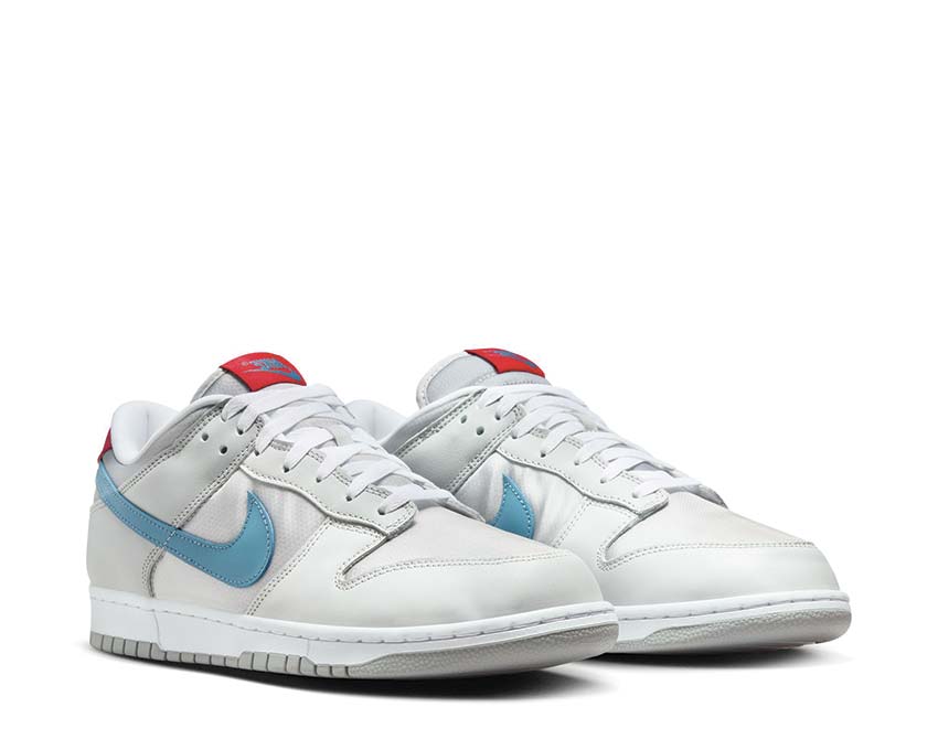 Red white and blue nike dunks cheap