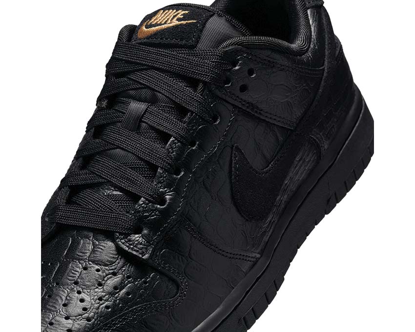 Nike Dunk Low SS W Black Croc | NOIRFONCE
