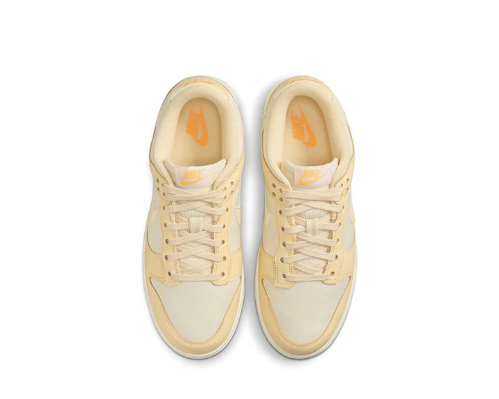 Nike Dunk Low W Muslin / Team Gold - Pale Ivory - Laser Orange FZ2552-100