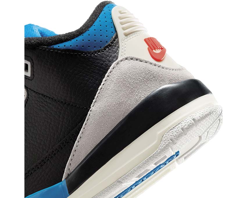  Nike Jordan 3 Retro Black / Chile Red - Neutral Grey IB8969-004