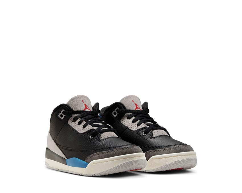  Nike Jordan 3 Retro Black / Chile Red - Neutral Grey IB8969-004