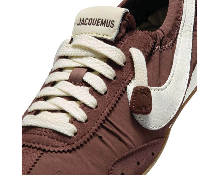 Nike Moon Shoe SP Jacquemus Fauna Brown side view — Moon Shoe silhouette brown fauna
