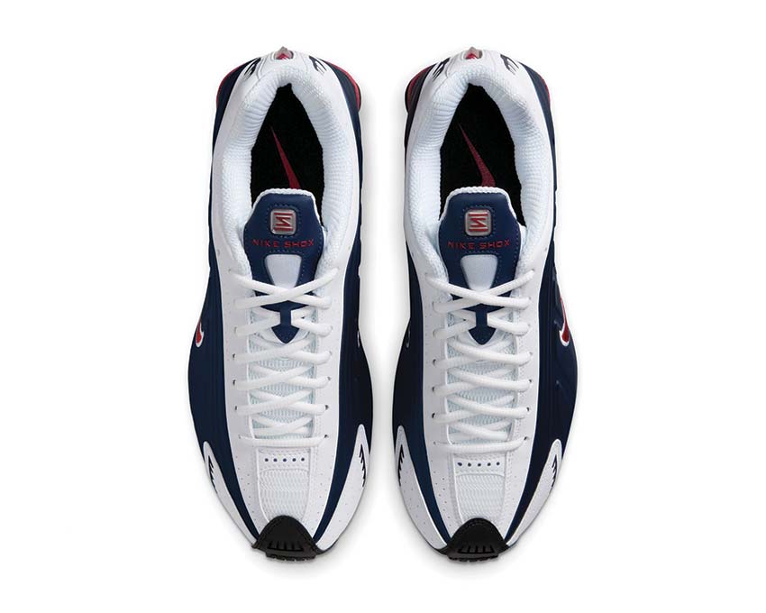  Nike Shox R4 Midnight Navy/Gym Red-White HQ1988-400 