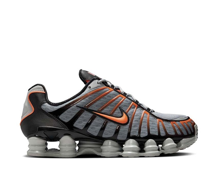 nike the Shox TL LT Smoke Grey Bright Mandarin   Black AV3595 011
