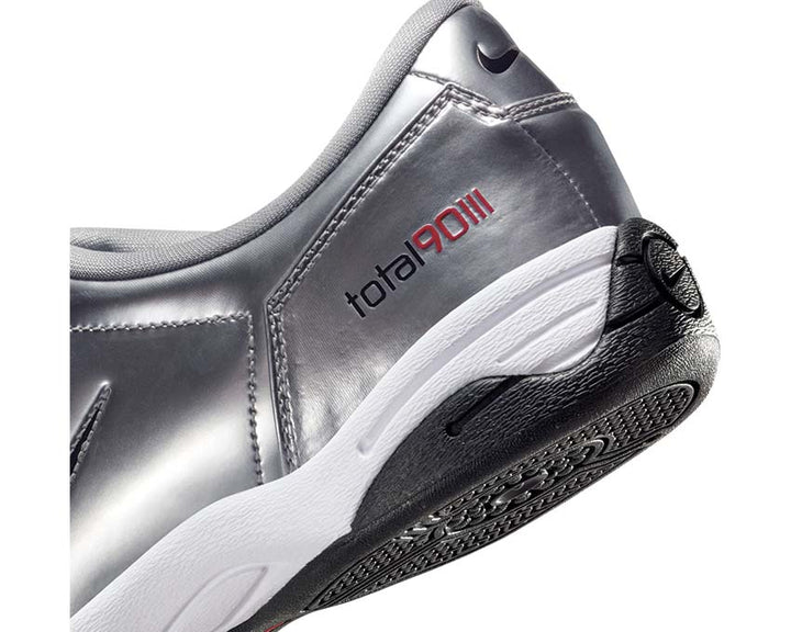 Nike T90 SP Metallic Silver / Black - BlackUniversity Red HJ9351-002