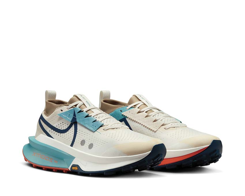  Nike Zoomx Zegama Trail 2 Phantom/Midnight Navy-Khaki-Denim Turq-Vintage Coral FD5190-005