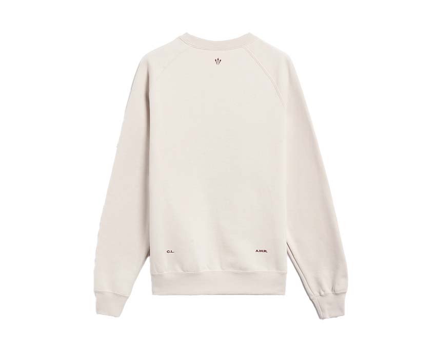  Nike x NOCTA CS Fleece Crewneck Beige / Team Red FN8160-104
