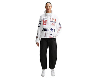 Nike USA x V.A.A. Arch Staff Woven Jacket White — men's woven jacket collab V.A.A.