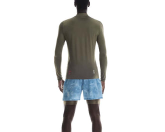On Long-T PLEASURES x The Loop Olive porté — running style urbain collab On