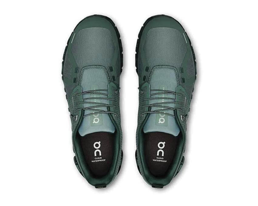 On Cloud 6 Waterproof Olive Men's Trainers | NOIRFONCE