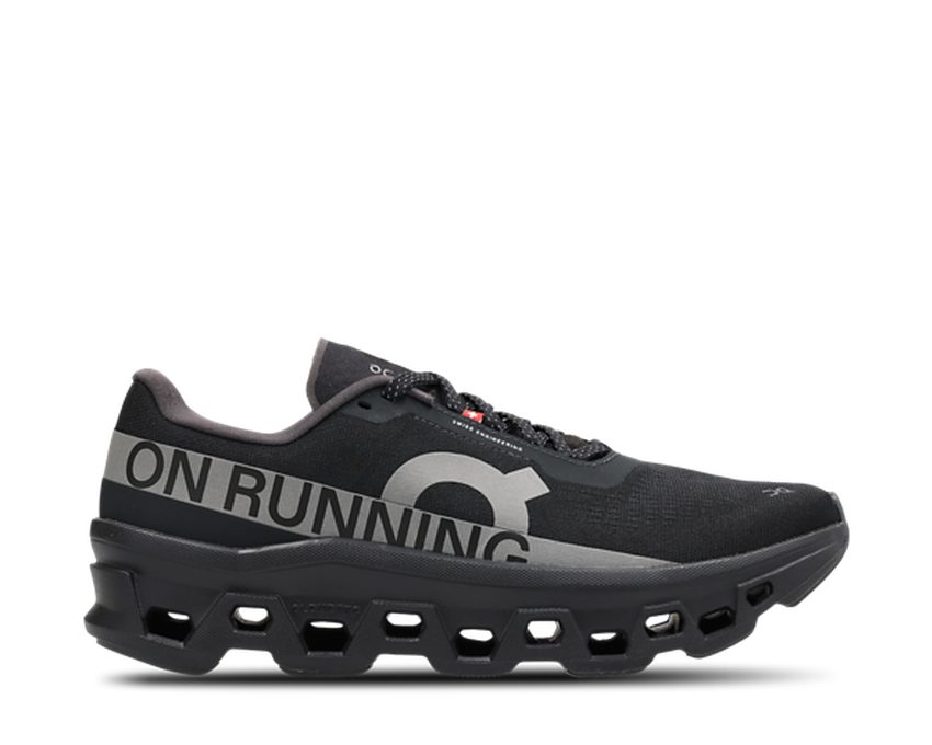 On Cloudmonster 1 "Black"