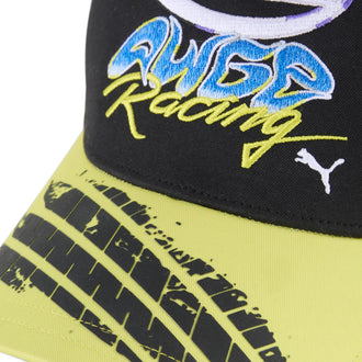 Puma x A$AP Rocky AWGE Racing Cap Black dos — dos casquette racing noire