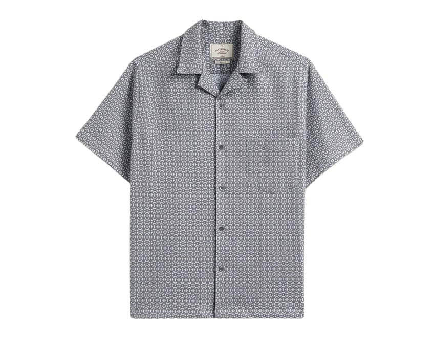 Portuguese Flannel Abstract Tile Shirt SS26.002