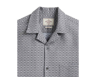 Portuguese Flannel Abstract Tile Shirt SS26.002