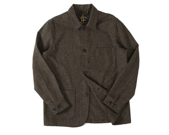 Portuguese Flannel Labura Herringbone Wool AW25.048 