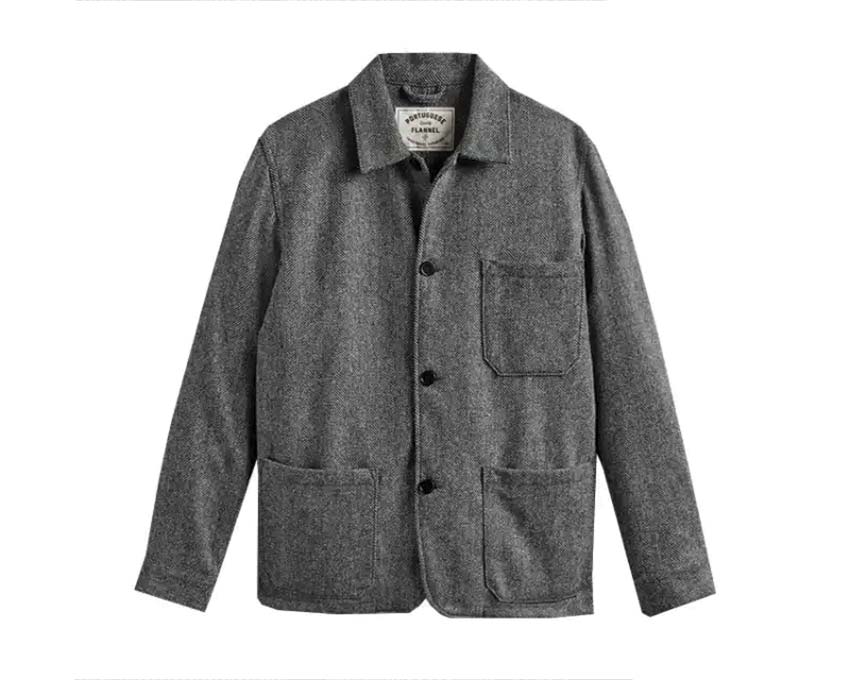 Portuguese Flannel Labura Herringbone Wool AW25.048