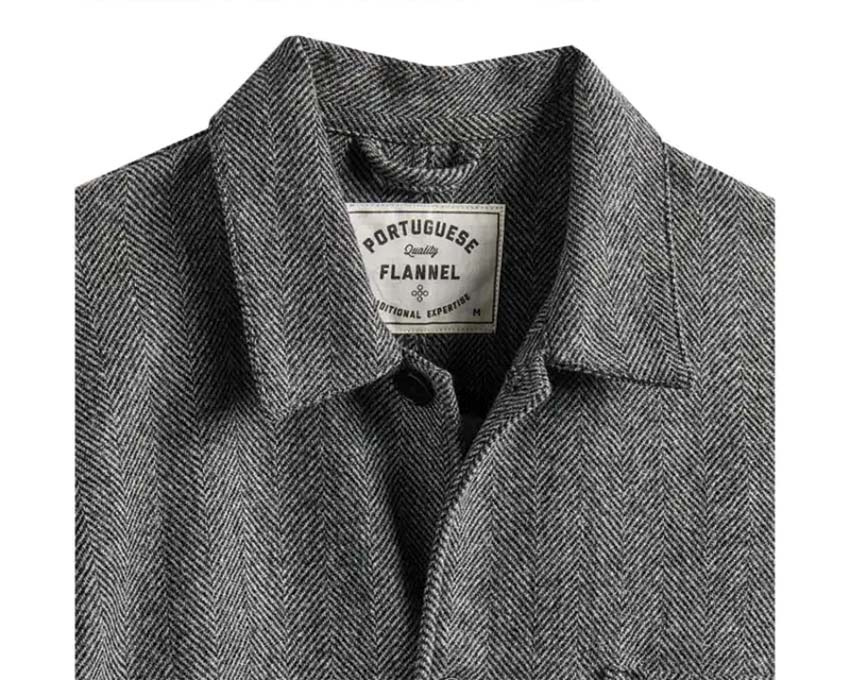 Portuguese Flannel Labura Herringbone Wool AW25.048