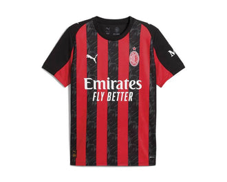 Puma AC Milan Home Jersey Replica — maillot domicile AC Milan rouge noir Puma football