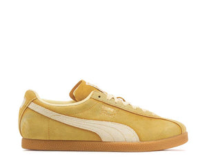 Puma Brasil NeverWorn V Archive Gold Creamy Vanilla — Damen-Sneaker Fußball Gold Creme
