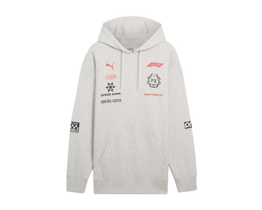 Puma F1® Racing Motorsport Hoodie Light Gray Heather 632244 01