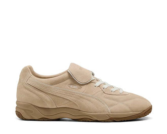 Puma King Indoor REPRESENT Beige — unisex sneaker indoor leather beige collab