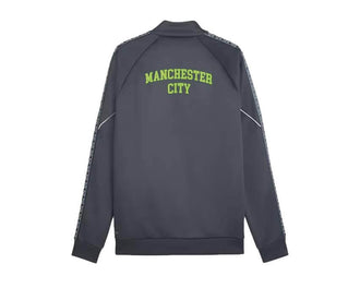 Puma MCFC KING Anthem Jacket Gris dos — dos veste anthem City gris Puma KING