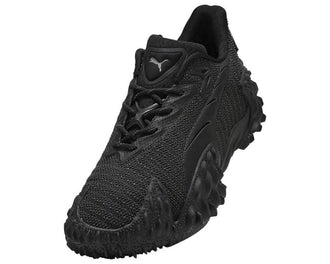 Puma Mostro X vue latérale — cuir Mostro X Puma chunky
