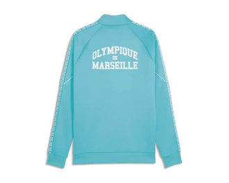 Puma OM KING Anthem Jacket dos — dos veste anthem OM blanc Puma