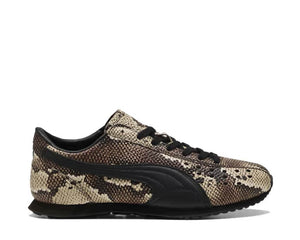 Puma Sprint Snake Brun Rouille — sneaker homme cuir serpent brun rouille sport racing