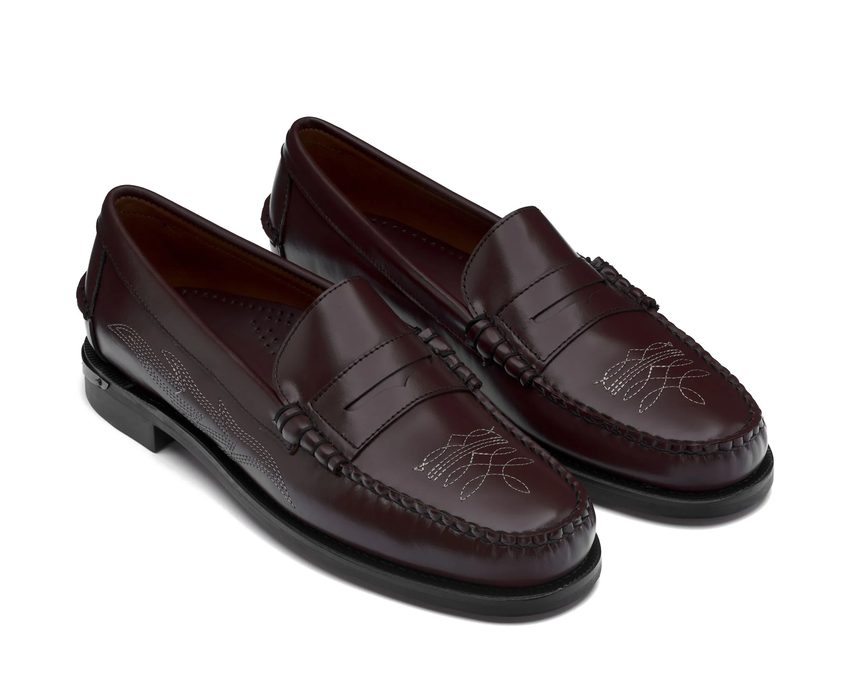 Sebago Dan El Paso "Brown Burgundy" - mocassins homme - vue 2