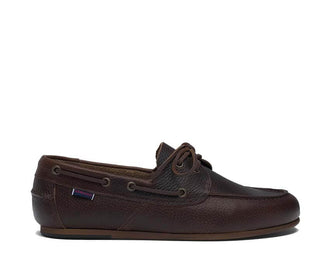 Sebago Owen Tumbled "Brown" - mocassin bateau femme