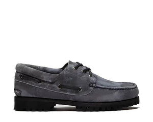 Timberland Authentic Boat Shoe Light Grey — Herren Bootsschuh Leder hellgrau maritim