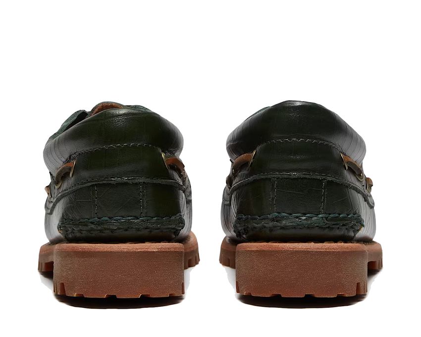 Timberland Authentic 3-Eye Boat Shoe "Dark Green"