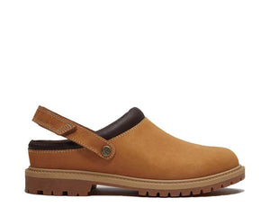Timberland Premium Clog Wheat Nubuck — scarpa donna zoccolo nubuck grano comfort