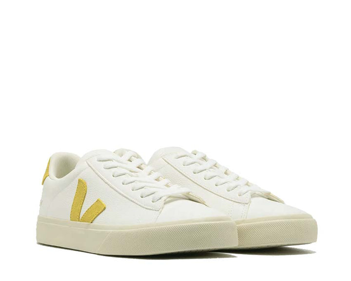 VEJA Campo Chromefree Leather Extra White / Liquor CP0503887A