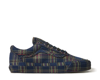 Vans LX Old Skool "Plaid Navy" - sneakers unisexe