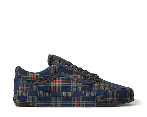 Vans LX Old Skool "Plaid Navy" - sneakers unisexe