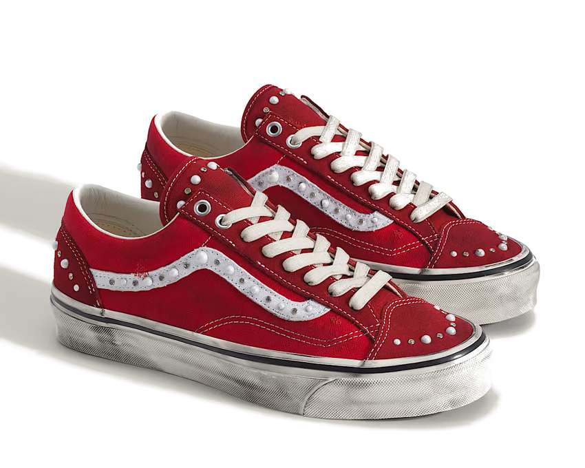 Vans LX Old Skool 36 "Pearlized Racing Red" - sneakers unisexe - vue 2