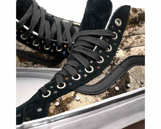 Vans LX Sk8-Hi 38 "Black" - sneakers montantes unisexe - vue 2