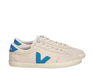 Veja Volley Egée Blue side view — lightweight Egée canvas
