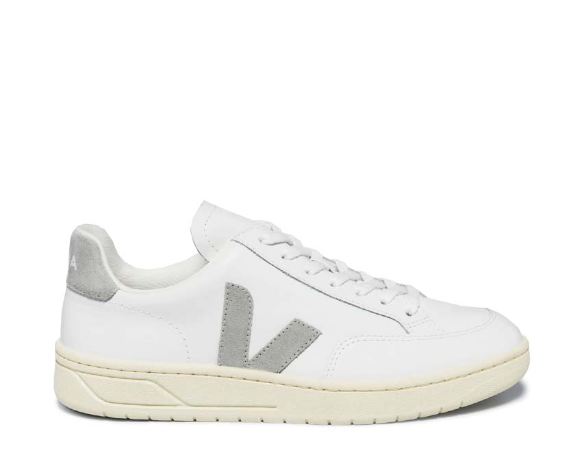 Veja V-12 Leather Veja V-12 Mesh & Suede Sneaker Grey White XD0203484A
