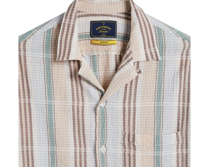 Portuguese Flannel Beira Camp Shirt Multi