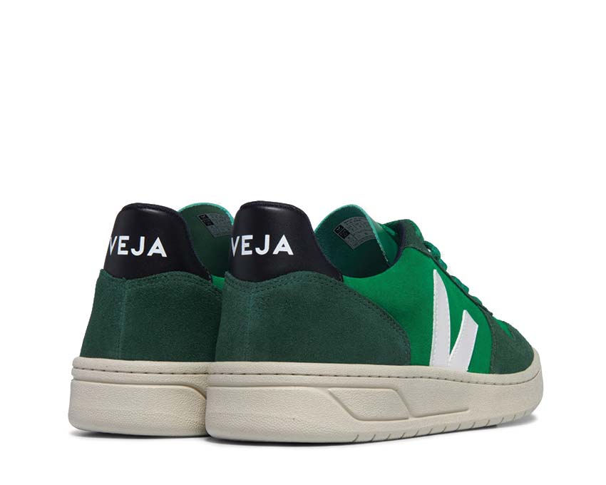 Veja V-10 Suede Emeraude / Pierre - Black VX0303671A